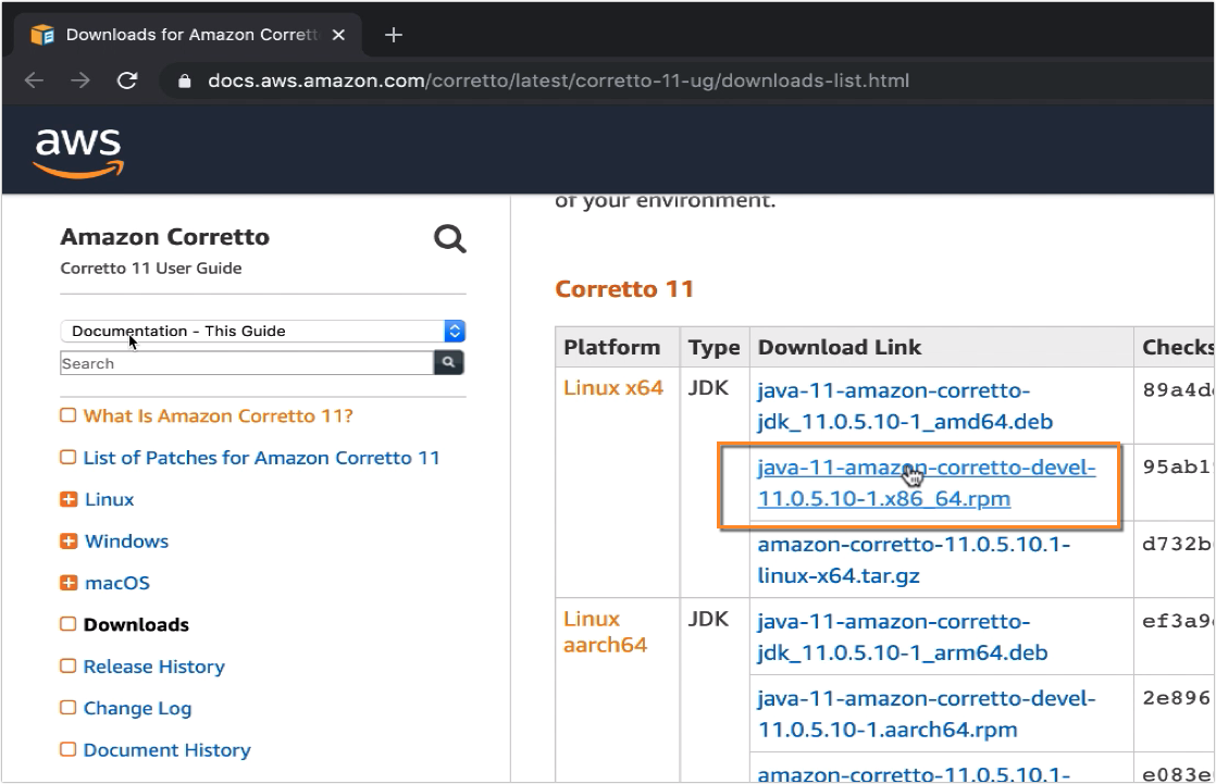 install-openjdk-11-redhat-startlc